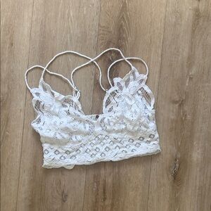Free people White Lace Bralette